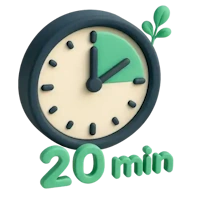 Darmowa konsultacja strony internetowej – zegar odliczający 20 minut