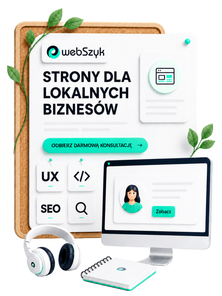 strony dla lokalnych biznesow webszyk